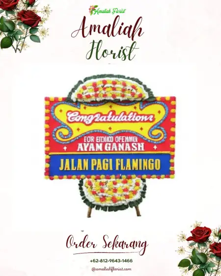 Sewa Papan Bunga Sei Raja